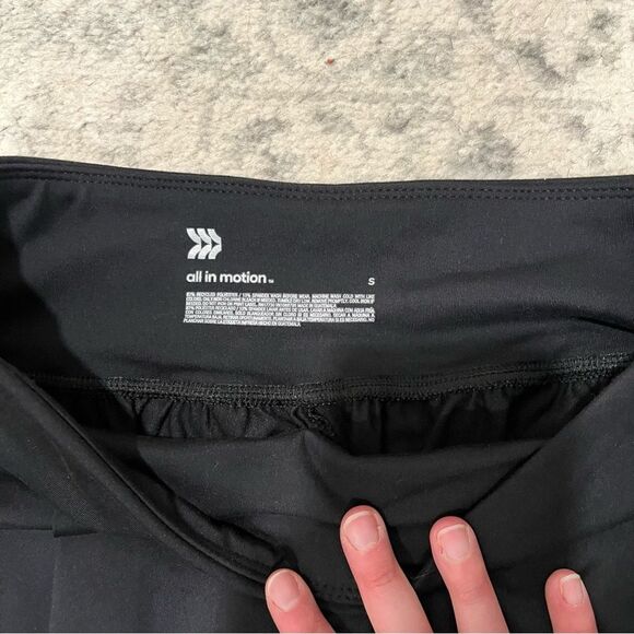 NWT All in Motion Black Loose Fit Mid-Rise Practice Pants Size Small - Picture 7 of 10